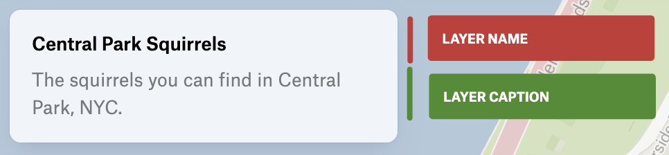 Name-only layer legend